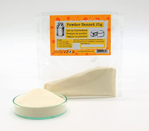 Mikrobielles Lab Pulver 25g - Käse Lab, Natur Lab Mikrobielles Lab Pulver 25g - Käse Lab, Natur Lab von AlcoFermBrew