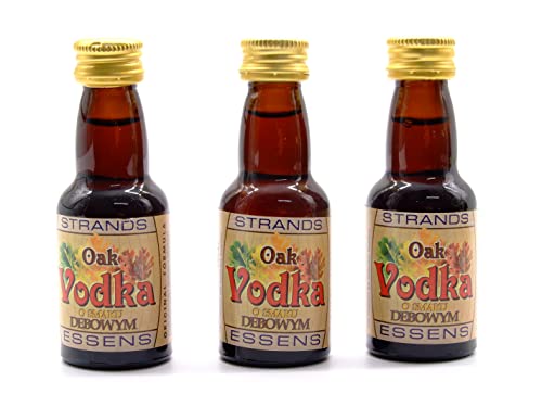 Oak Vodka 3x25 ml – alkoholfreier | Essenz für Wodka | Aroma für Kuchen von AlcoFermBrew