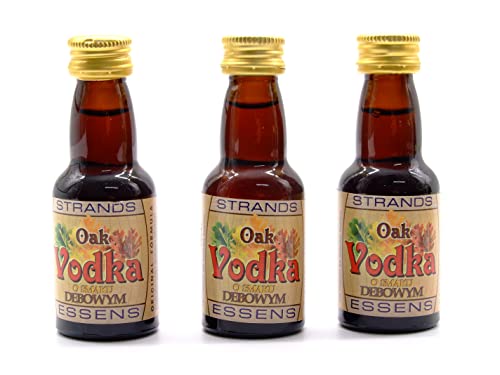 Oak Vodka 3x25 ml – alkoholfreier | Essenz für Wodka | Aroma für Kuchen Oak Vodka 3x25 ml – alkoholfreier | Essenz für Wodka | Aroma für Kuchen von AlcoFermBrew