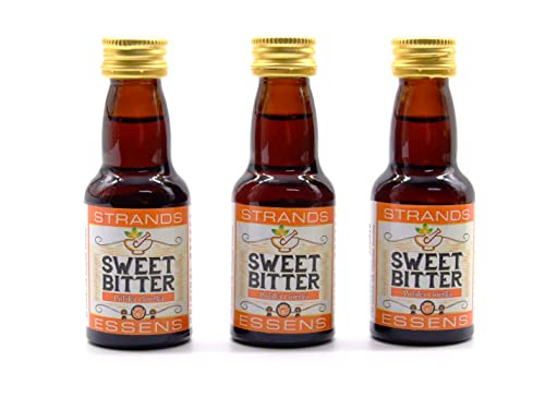 Sweet Bitter 3x25 ml – alkoholfreier | Essenz für Wodka | Aroma für Kuchen von AlcoFermBrew