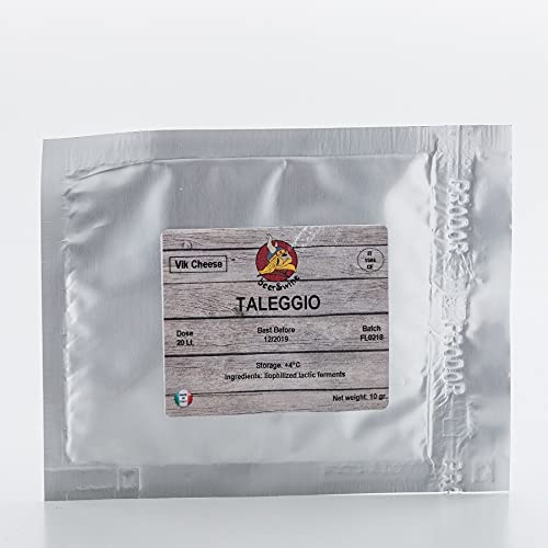 Taleggio Käsekultur 20g / 20L - Italienischer Käse | Gefriergetrocknete Kultur | Mischkultur | Lab für Käse | Käse Bakterien | Milchsäure käse | Milchsäurebakterien von AlcoFermBrew