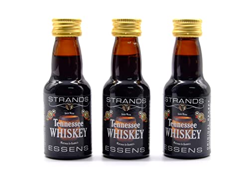 Tennessee Whisky 3x25 ml – alkoholfreier | Essenz für Wodka | Aroma für Kuchen Tennessee Whisky 3x25 ml – alkoholfreier | Essenz für Wodka | Aroma für Kuchen von AlcoFermBrew