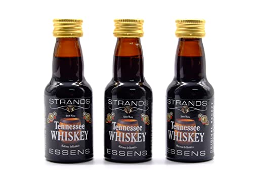 Tennessee Whisky 3x25 ml – alkoholfreier | Essenz für Wodka | Aroma für Kuchen von AlcoFermBrew