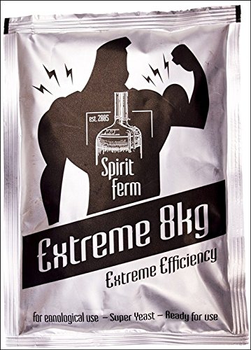 Turbohefe - Extreme 8kg -145g | Destillieren Hefe | Hefe für Maische | Hefe für die Gärung | Wodka-Hefe Turbohefe - Extreme 8kg -145g | Destillieren Hefe | Hefe für Maische | Hefe für die Gärung | Wodka-Hefe von AlcoFermBrew