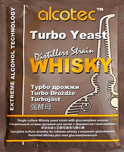 AlcoTec HUGBERT Turbohefe Whisky + GA Enzym Alkohol Gärhefe Hefe Brennhefe, 40 Stück AlcoTec HUGBERT Turbohefe Whisky + GA Enzym Alkohol Gärhefe Hefe Brennhefe, 40 Stück von Alcotec