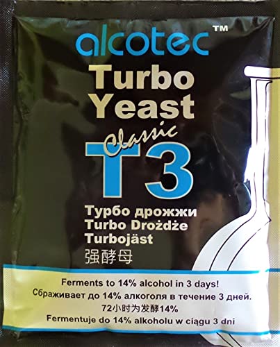 AlcoTec HUGBERT Turbohefe T3 Classic Turbo Vodka Alkohol Gärhefe Hefe, 40 Stück AlcoTec HUGBERT Turbohefe T3 Classic Turbo Vodka Alkohol Gärhefe Hefe, 40 Stück von Alcotec