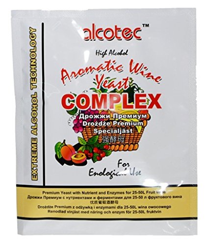 ALCOTEC WEINHEFE+ HEFENÄHRSALZ + ENZYME 40g für 50 Liter Wein Hefe Weißwein und Rotwein Naturhefe, Reinhefe ALCOTEC WEINHEFE+ HEFENÄHRSALZ + ENZYME 40g für 50 Liter Wein Hefe Weißwein und Rotwein Naturhefe, Reinhefe von Alcotec