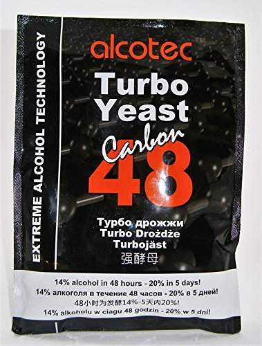 Turbohefe - Acotec Turbo 48-175g | Destillieren Hefe | Hefe für Maische | Hefe für die Gärung | Wodka-Hefe Turbohefe - Acotec Turbo 48-175g | Destillieren Hefe | Hefe für Maische | Hefe für die Gärung | Wodka-Hefe von Alcotec