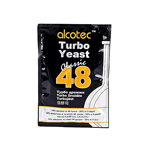 Turbohefe -Alcotec Classic 48H -130g | Destillieren Hefe | Hefe für Maische | Hefe für die Gärung | Wodka-Hefe Turbohefe -Alcotec Classic 48H -130g | Destillieren Hefe | Hefe für Maische | Hefe für die Gärung | Wodka-Hefe von Alcotec
