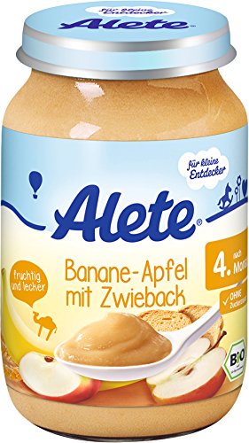 Banane & Apfel mit Zwieback 6 x 190g Banane & Apfel mit Zwieback 6 x 190g von Alete