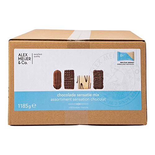 Alex Meijer Cookie Mix Schokoladensensation - 8,92 Gramm x 125 Stück Box von Alex Meijer
