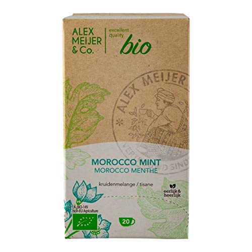 Du Marokko Minze, BIO-FT Packung mit 20 Stück x 2 Gramm von Alex Meijer