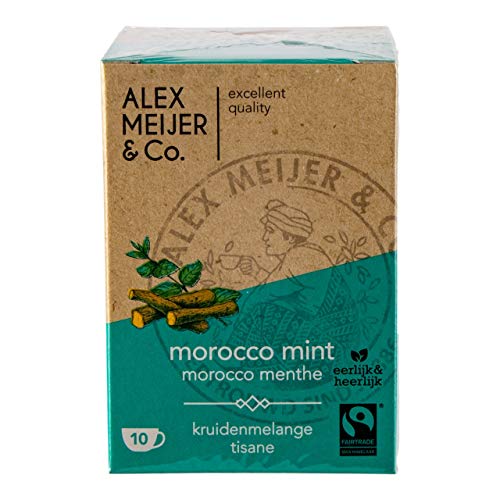 Du Marokko Minze, FT 6 Packungen x 10 Beutel x 2 Gramm von Alex Meijer