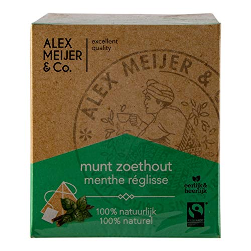 Minz-Lakritz-Tee, FT Packung mit 32 Gramm von Alex Meijer