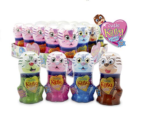 Cutie Katty Candy Licker – Lollypop & Pulver 20 Stück in Verkaufsdisplay von Alex Sweets