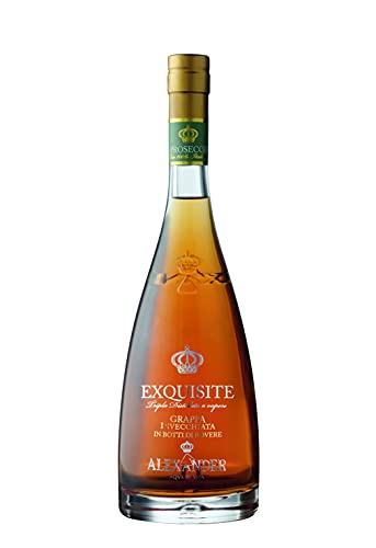 Alexander Exquisite Grappa Prosecco gereift in Eichenfässern 38% - 700ml von Bottega