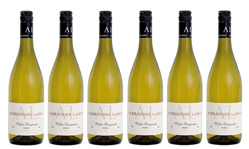 6x 0,75l - 2021er - Alexander Laible - Weißer Burgunder - SL *** - Qualitätswein Baden - Deutschland - Weißwein trocken von Alexander Laible