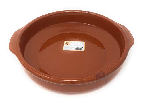 Cazuela, traditionel, flach, braun 32 cm Cazuela, traditionel, flach, braun 32 cm von Alfareria Padilla