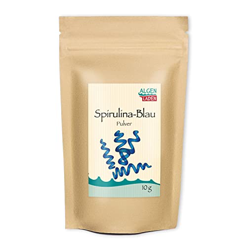 ALGENLADEN Spirulina Blau - 10g | Phycocyanin | natürlicher blauer Farbstoff | Rohkost | Vegan von ALGEN LADEN