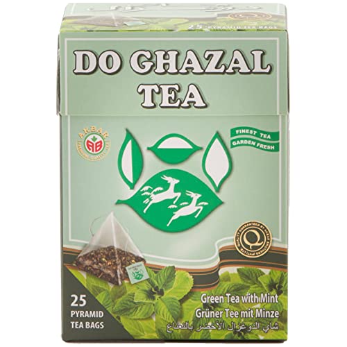 Do Ghazal Tee Grüner Tee mit Minze 25 Beutel a 2 Gramm von Alghazaleen