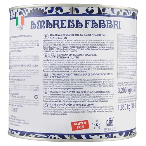 Amarena Fabbri Blech 3,2/1,65 kg Amarena Fabbri Blech 3,2/1,65 kg von Fabbri