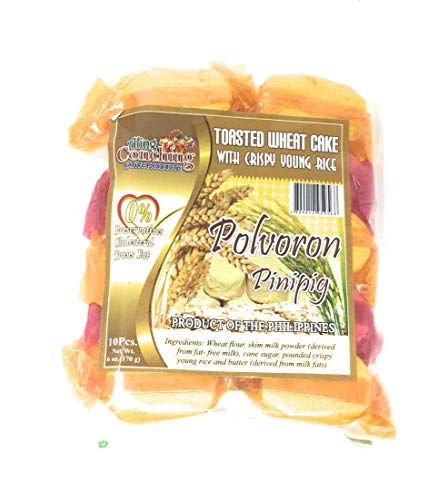 Aling Conching Polvoron, Pinipig, 10 Stück, 170 g von Aling Conching