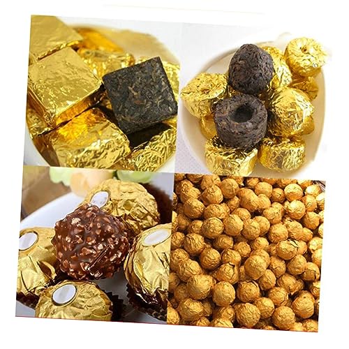 Alipis Geschenkpapier Aus Bonbonfolie 800 Stück Goldpapier für Partygeschenke Alipis Geschenkpapier Aus Bonbonfolie 800 Stück Goldpapier für Partygeschenke von Alipis