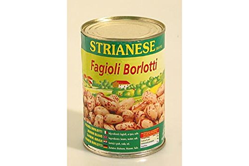 Borlotti Bohnen - Fagioli Borlotti, gegart, 400g von Alis srl