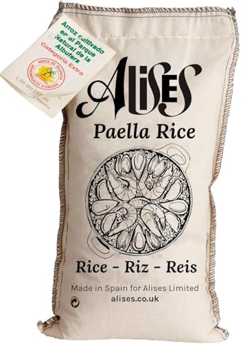 Alises - 1 Kg Paella - Reis Bahia D.O. Valencia - Spanischer Weißer Premium - Reis von Alises