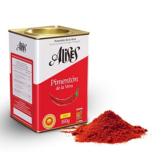 Alises Veräucherter Paprika Paprikapulver (scharf) 160g - Pimentón de la Vera D.O.P. - Spanischer Paprikapulver von Alises