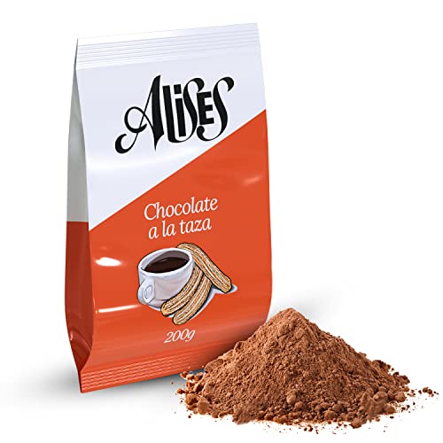 Alises - Spanische heiße Schokolade 200g - Glutenfreies, Sojafreies und milchfreies Schokoladengetränk- Kakaopulver für heiße Schokolade dickflüssig - chocolate a la taza Alises - Spanische heiße Schokolade 200g - Glutenfreies, Sojafreies und milchfreies Schokoladengetränk- Kakaopulver für heiße Schokolade dickflüssig - chocolate a la taza von Alises