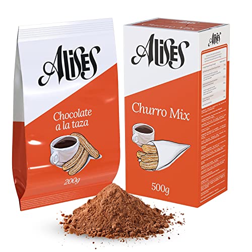 Spaanse Warme Chocolade 200g en Churro Mix 500g met spuitzak Kit... Spaanse Warme Chocolade 200g en Churro Mix 500g met spuitzak Kit... von Alises