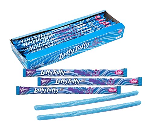 Laffy Taffy Blue Himbeer-Seil, 24 Stück Laffy Taffy Blue Himbeer-Seil, 24 Stück von All City Candy