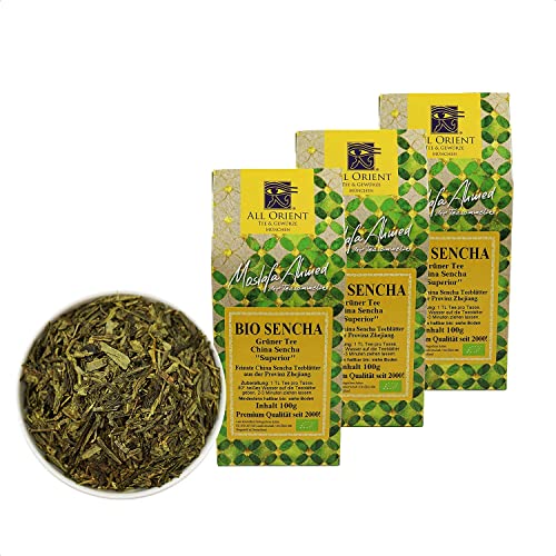 3x 100g BIO China Sencha von All Orient Tee & Gewürze München