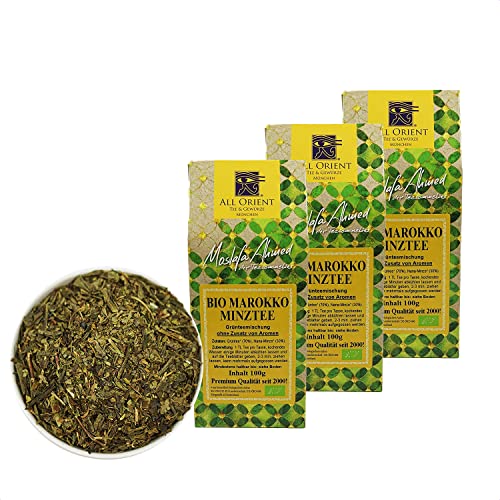 3x 100g BIO Marokko Minztee 3x 100g BIO Marokko Minztee von All Orient Tee & Gewürze München