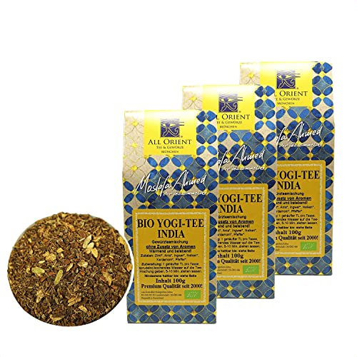 3x 100g BIO Yogi-Tee India von All Orient Tee & Gewürze München