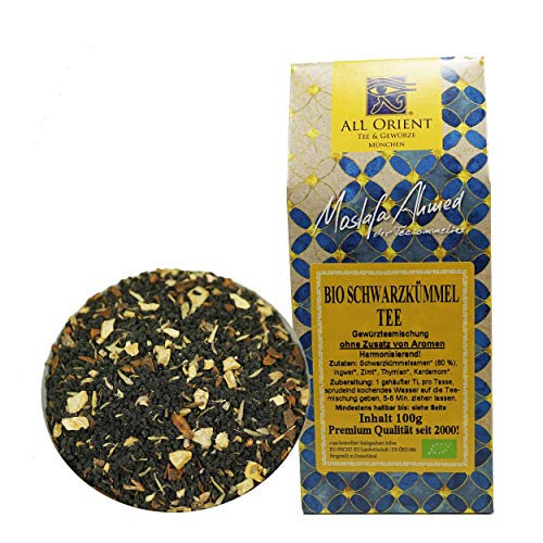 All Orient BIO Schwarzkümmel-Tee | 100g | Gewürztee | loser Tee | ayurvedische Gewürze | ohne Zusatz von Aromen | ohne Teein | BIO-Qualität | naturbelassen | Basentee | Nigella Sativa All Orient BIO Schwarzkümmel-Tee | 100g | Gewürztee | loser Tee | ayurvedische Gewürze | ohne Zusatz von Aromen | ohne Teein | BIO-Qualität | naturbelassen | Basentee | Nigella Sativa von All Orient Tee & Gewürze München