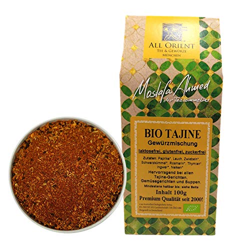 All Orient BIO Tajine Gewürzmischung 100g | für Tajine Gerichte, Couscous, Fleisch, vegetarisch, Gemüse | Vegan | Tajine Marokko Baharat | ohne Zusatzstoffe | zuckerfrei | Gewürz Mischung All Orient BIO Tajine Gewürzmischung 100g | für Tajine Gerichte, Couscous, Fleisch, vegetarisch, Gemüse | Vegan | Tajine Marokko Baharat | ohne Zusatzstoffe | zuckerfrei | Gewürz Mischung von All Orient Tee & Gewürze München