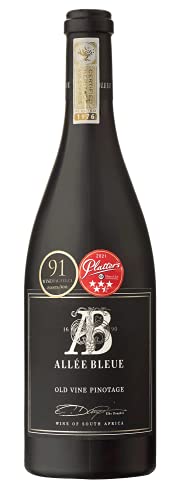 Allée Bleue Black Series Old Vine Pinotage 2018 | Trocken | Rotwein aus Südafrika (0.75l) von Allée Bleue
