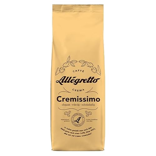 Allegretto Cremissimo, 500g, ganze Bohne, 1er Pack von Allegretto