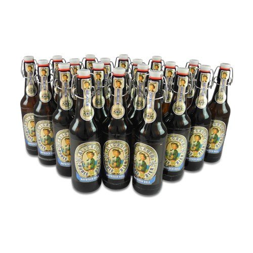 20 Flaschen Allgäuer Büble Bier Bayrisch hell 4,7% vol. a 500ml inclusiv 3.00€ MEHRWEG Pfand Bügelflaschen von Allgäuer Brauhaus