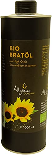 Allgäuer Ölmühle - Allgäuer Bio Bratöl (HO-Sonnenblumenöl) - 1000 ml von Allgäuer Ölmühle