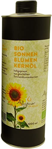 Allgäuer Ölmühle - Allgäuer Bio Sonnenblumenkernöl - 1000 ml von Allgäuer Ölmühle