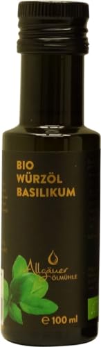 Allgäuer Ölmühle - Allgäuer Bio Würzöl Basilikum - 100 ml von Allgäuer Ölmühle