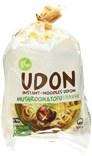 Allgroo U-Dong Nudeln, Tofu und Pilze, 2er Pack (2 x 690 g) von Allgroo