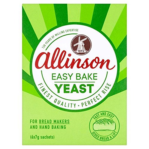 Allinson Einfach backen Hefe 6 X 7 G (Packung von 2) von Allinson