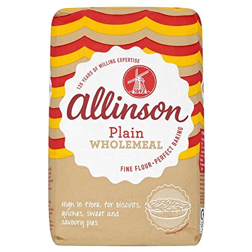 Allinson Plain Vollkornmehl (1,5 kg) * - Packung mit 2 von Allinson