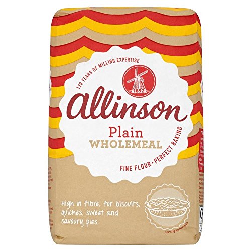 Allinson Plain Vollkornmehl (1,5 kg) * - Packung mit 2 von Allinson