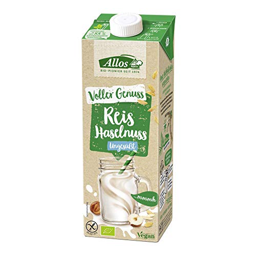 Allos Bio Natur Reis-Haselnuss Drink (1 x 1 l) von Allos