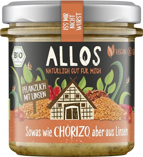 ALLOS Iss mir nicht Wurst, vegane Chorizo, 135g (1er Pack) von Allos